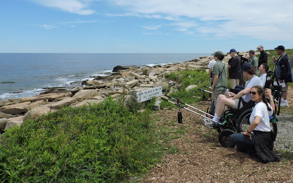 Adaptive hiking at Halibut Point State Park Mass.gov